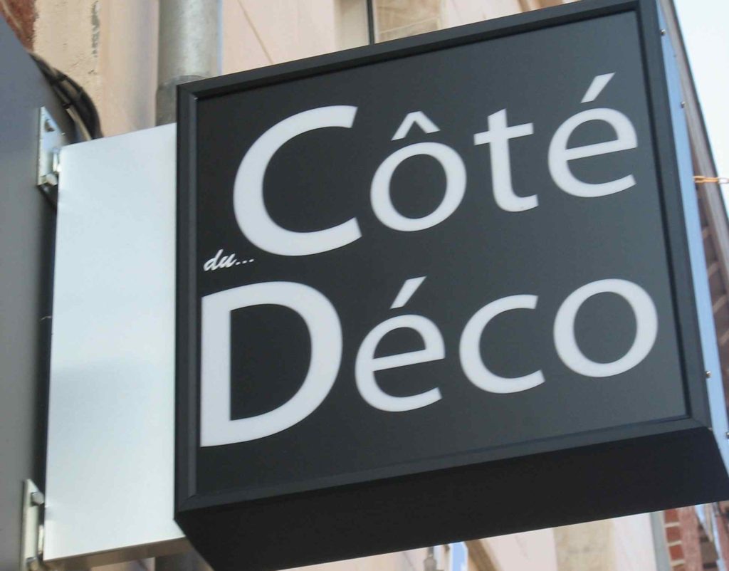 création caisson du coté déco