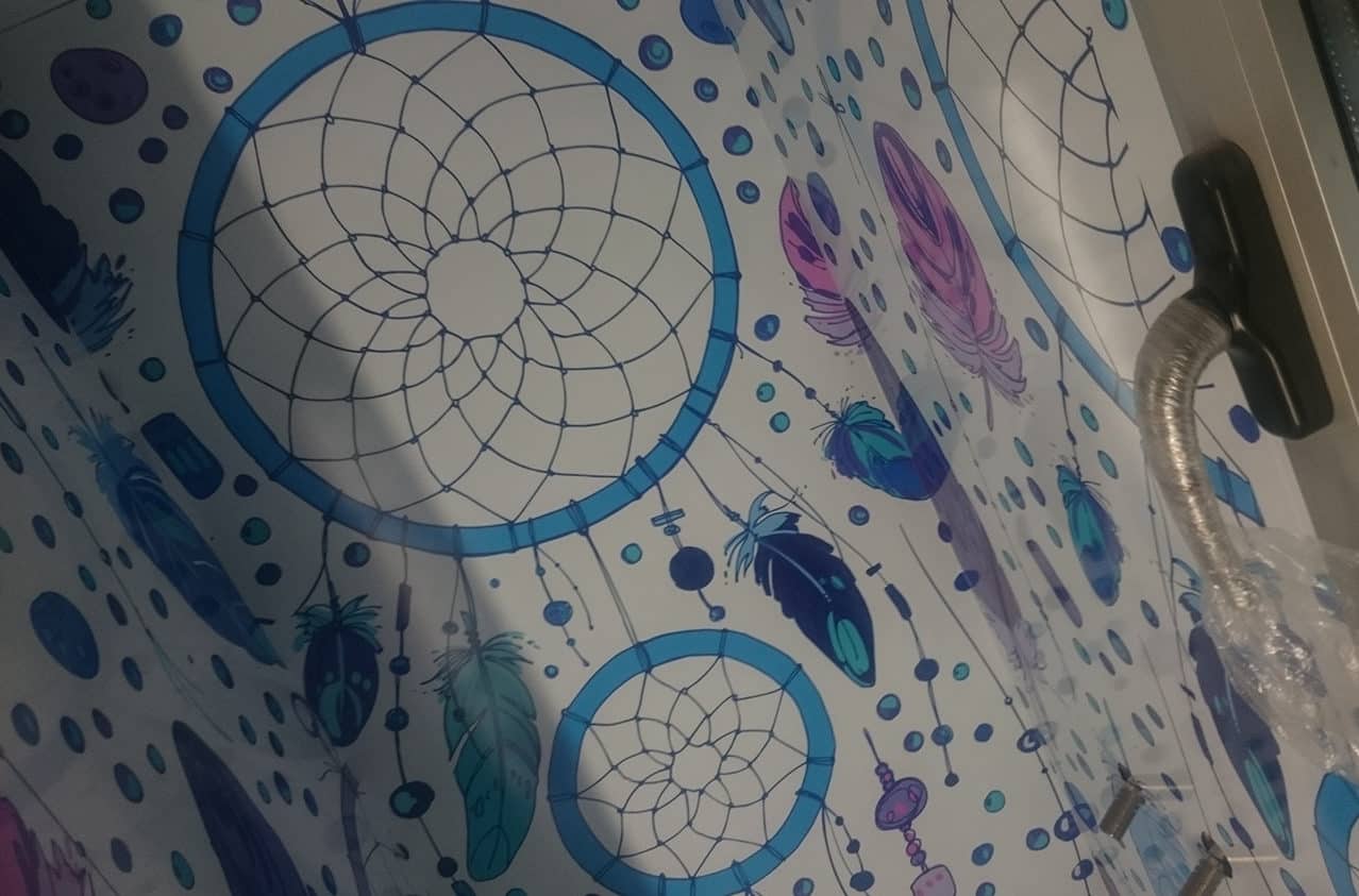 impression papier peint attrape rêve