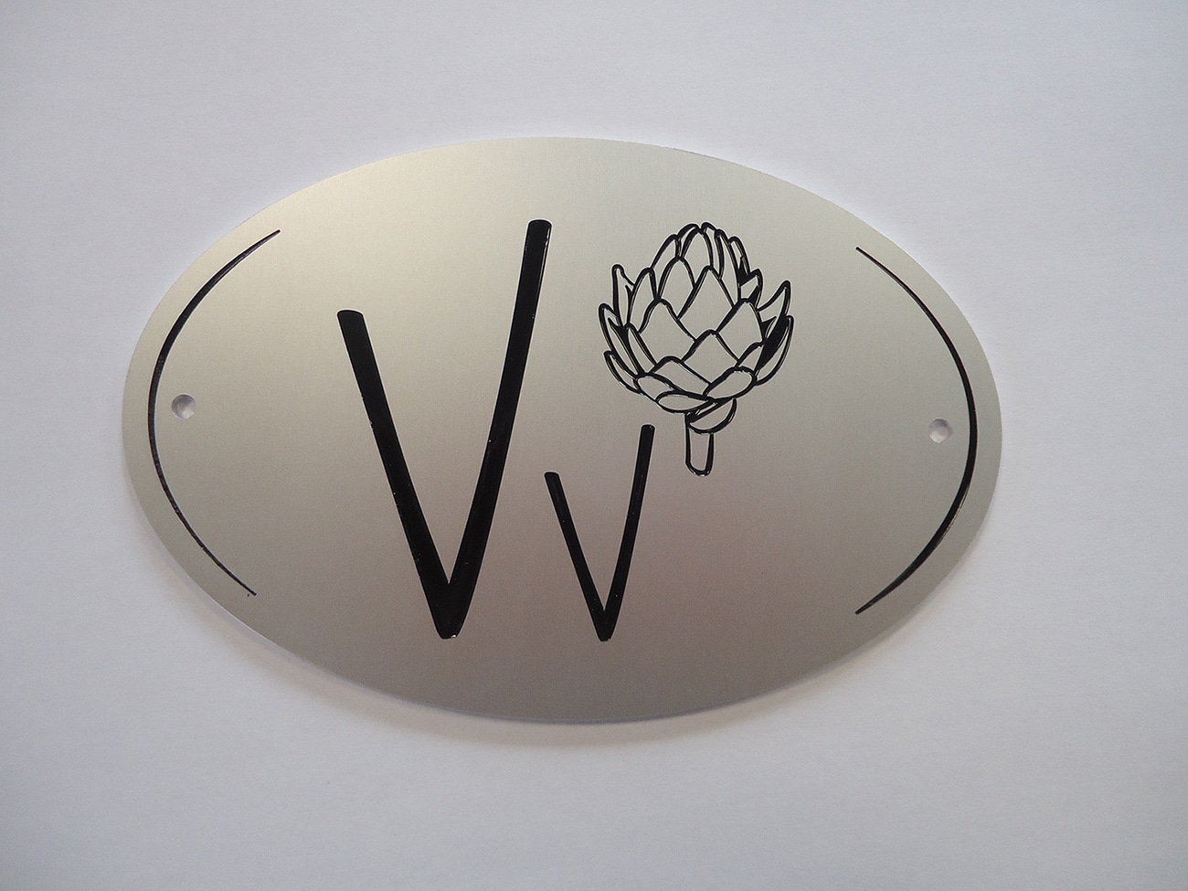 plaque de porte design hazebrouck