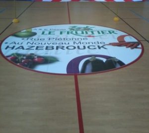 impression publicitaire sol salle de sport hazebrouck