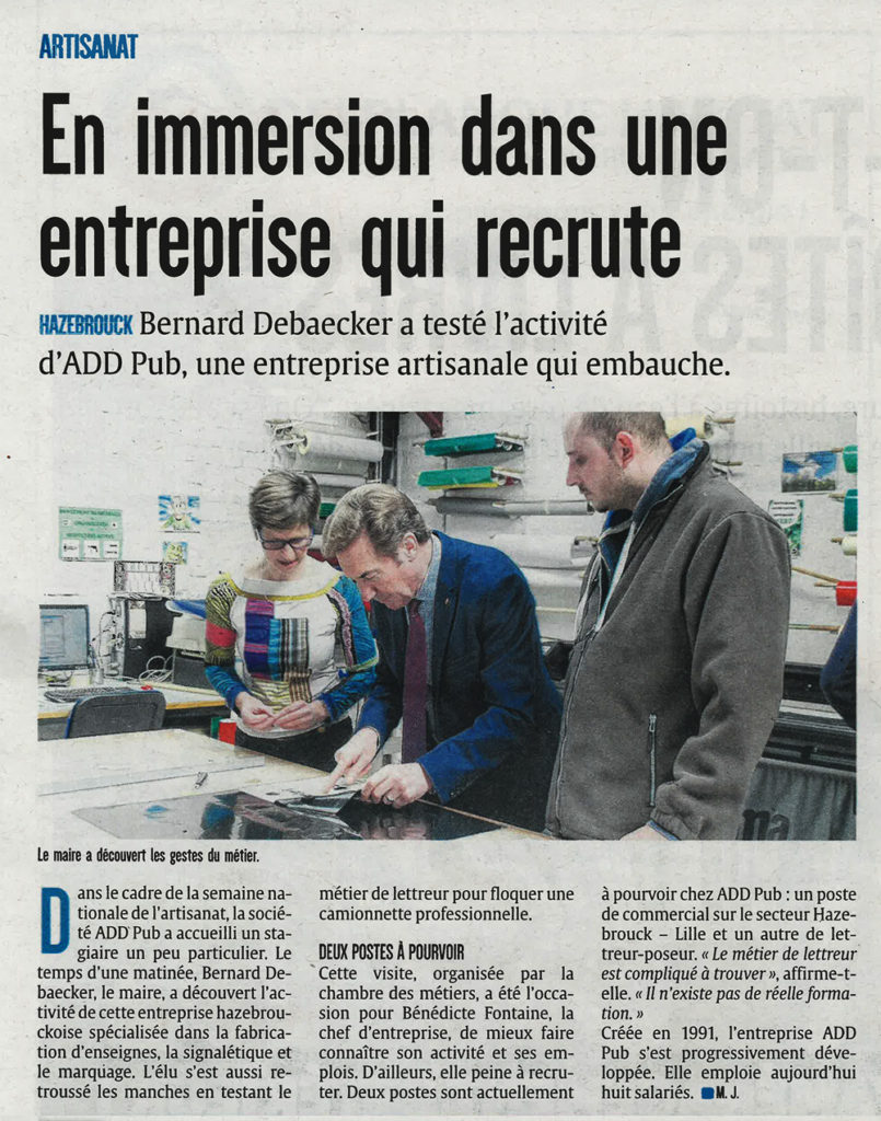 ADD Pub maire d'hazebrouck voix du nord