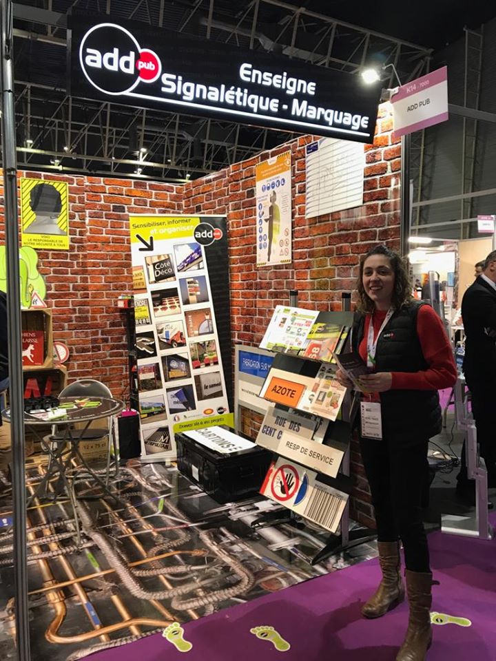 exposition d add pub au salon SEPEM