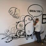 Décoration intérieur autocollant / adhésif booking