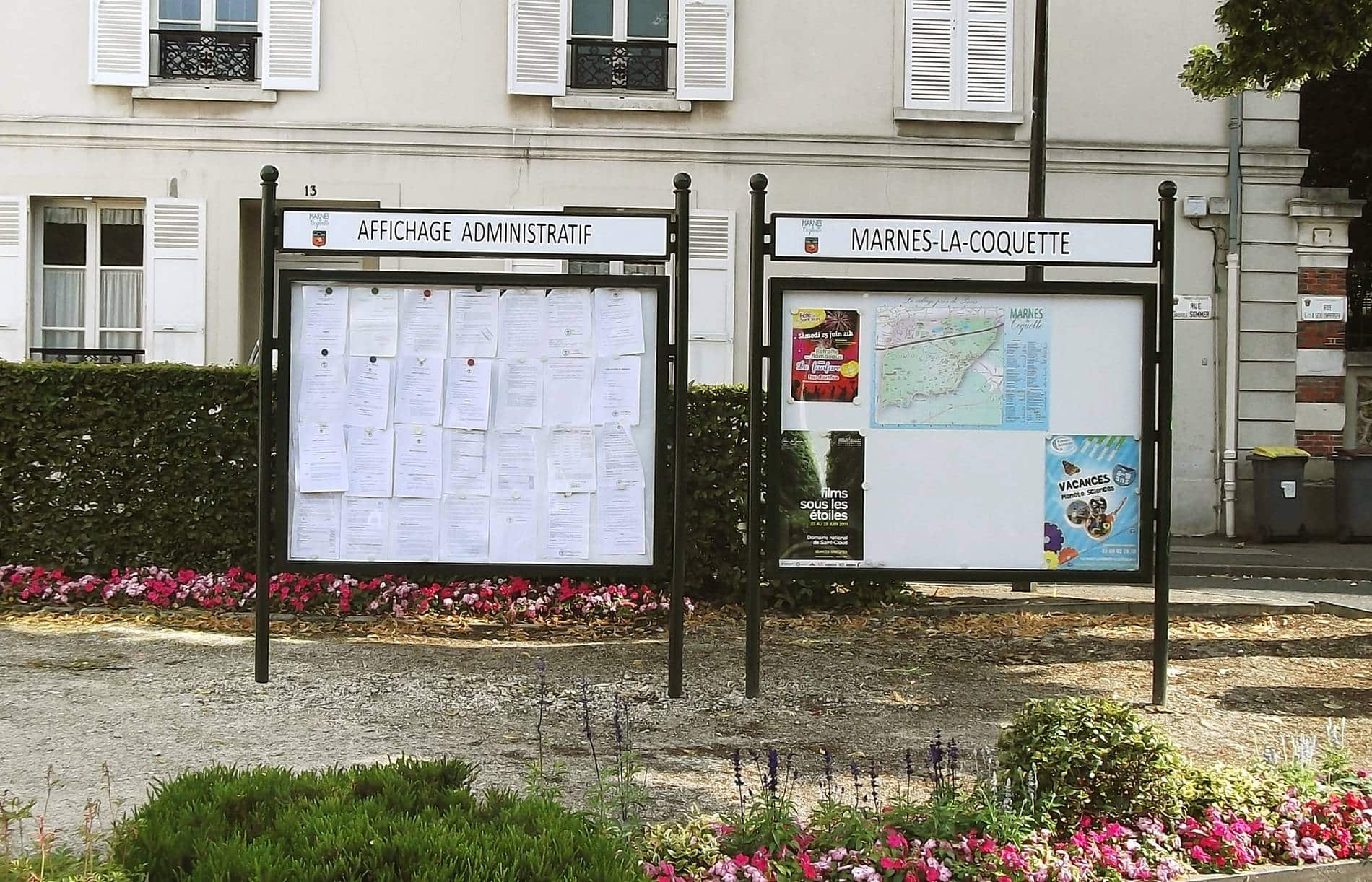 panneau affichage
